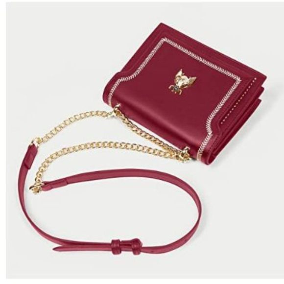 Women Small Crossbody Bag with Metal Chain - Picture 4 of 7